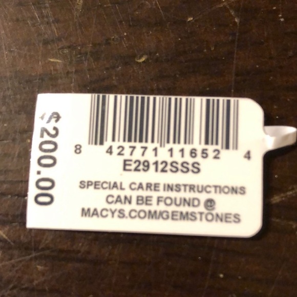 Diamond Kiss Not Earrings in Silver New in Box - Picture 3 of 5